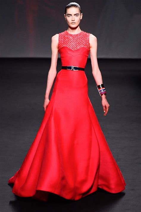 dior red satin dress|custom dior dress.